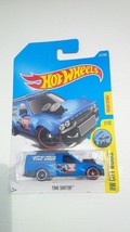 Hot wheels hw city works timeshifter tire shop die cast blue repair truc... - $4.73