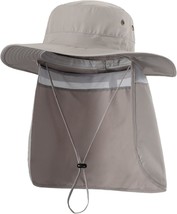 Home Prefer Upf50 Mens Sun Hat With Neck Flap Quick Dry Uv Protection Ca... - $44.94