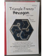 Triangle Frenzy Hexagon Table Topper Quilt Pattern Bunnie Cleland 2013 - $9.50