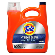 Tide Hygienic Clean Heavy 10x Duty Original Scent HE Compatible, 100 loads - $79.00