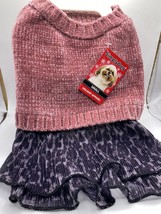 SimplyDog Holiday Apparel Small Dog Dress Back 12-14” Chest 15-19” Neck ... - $9.01