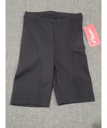 Capezio TB216C Black Medium Child Size Bike Shorts NEW MC - $243.66 MXN