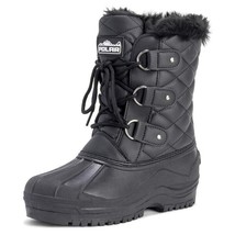 POLAR Womens Mountain Walking Tactical Waterproof Winter Snow Boots Size 10 - £33.23 GBP