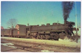 Postcard Train Canadian National Railway 6021 Grand Trunk Station Portland Maine - $4.94