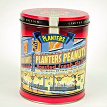 Planters Peanuts Christmas Tin 1998 Limited Edition Holiday Empty Canister Can - £10.28 GBP