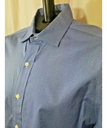POLO Ralph Lauren Philip Shirt Blue Check Plaid Long Sleeve Size 16.5-34 - $376.98 MXN