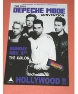 Depeche Mode Convention Promo Card 2014 The Avalon Los Angeles Richard B... - $27.24 CAD