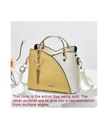 Chic Stylish Fashion Handbag   Color Block Crossbody Midsize Bag Yellow... - $922.97 MXN