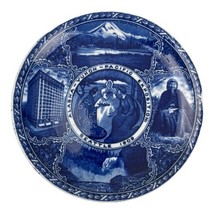 1909 Alaska Yukon Pacific Exposition Rowland Marsellus Plate Antique Flow Blue - £36.78 GBP