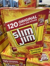 Slim Jim Original Smoked 120 Snack Sticks - £25.47 GBP