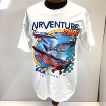 Vtg T Shirt Tee Oshkosh EAA Airventure 2000 Aircraft Show Wisconsin Plan... - $35.00