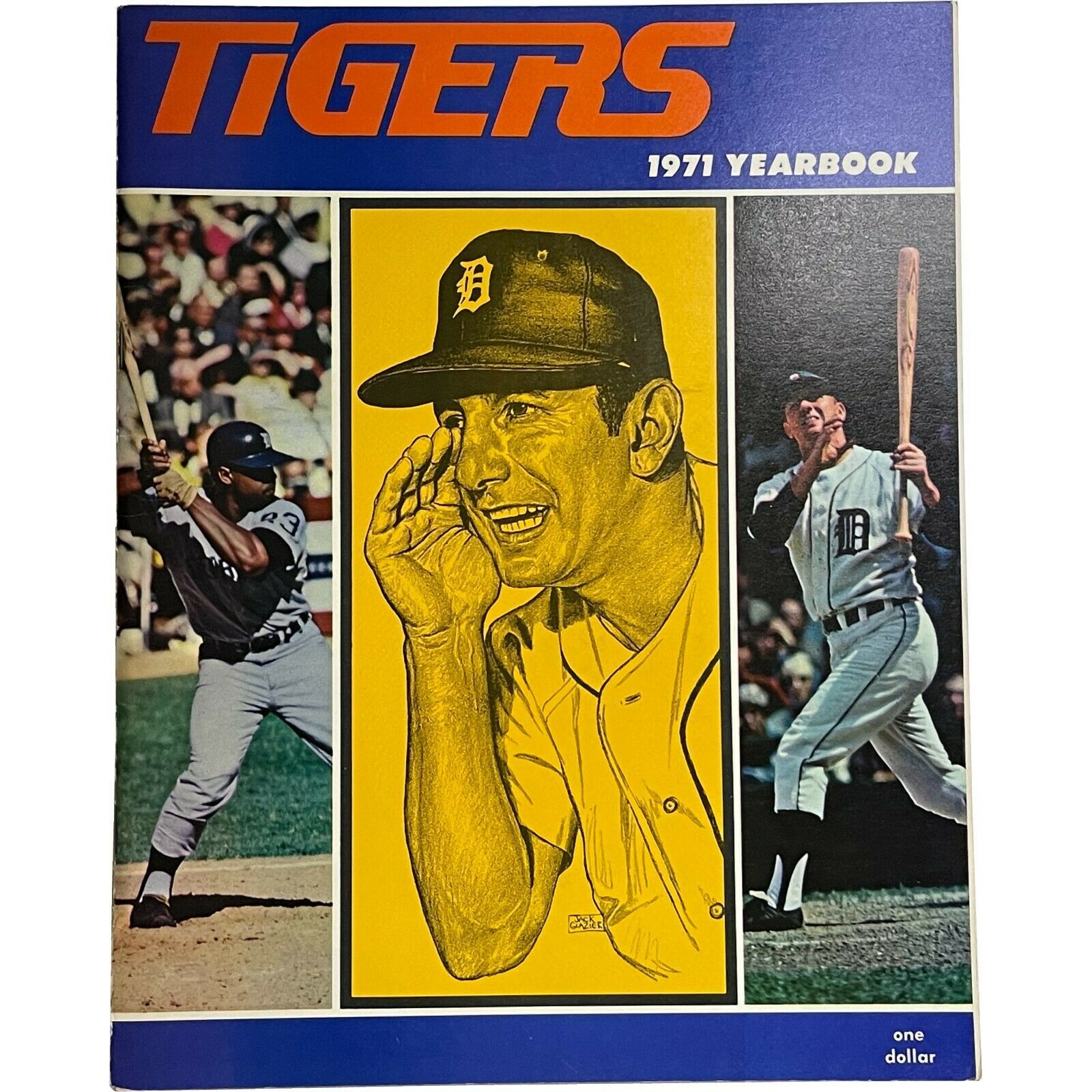Primary image for Detroit Tigers Baseball Vintage 1971 Souvenir Yearbook