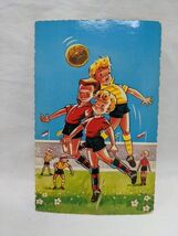 Vintage 1962 Humor Boys Playing Soccer Postcard - €26,96 EUR