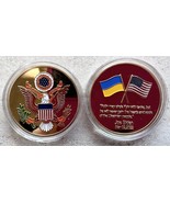 Friendship challenge coin America and Ukraine fast ship - $261.84 MXN