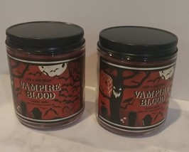 2x BATH &amp; BODY WORKS SINGLE WICK CANDLES &quot;VAMPIRE BLOOD&quot; SCENT NEW - $34.00