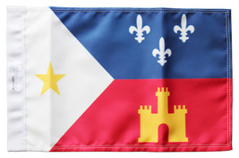 Acadiana - 9&quot; x 13&quot; Motorcycle Flag - £21.18 GBP