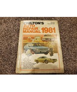 Vintage Chilton&#39;s Auto Repair Manual 1981 American Cars from 1974 throug... - €16,23 EUR