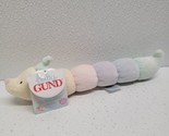Gund Mini Tinkle Crinkle Plush Caterpillar Baby Rattle Pastel Rainbow Wo... - $34.55