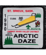 RARE Boy Scout Patch - 13th Annual Arctic Daze 1990 Cubs/Scouts St. Brie... - £27.50 GBP