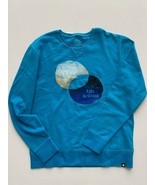 Life is Good Go to Crew Sweatshirt Bright Blue ( M )  - $64.56