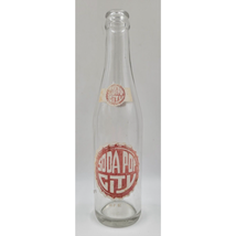 Rare 1970&#39;s Vintage 10 Oz. Glass Soda Bottle Soda Pop City Norcross Georgia - £13.58 GBP