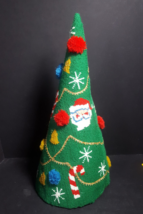 Needlepoint Christmas Tree Vintage - £36.06 GBP