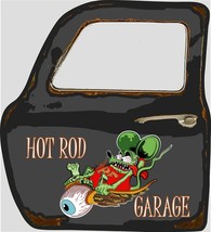 Rat Fink Door Panel Metal Sign - $98.52 CAD