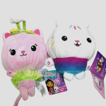 2 Kitty Fairy Cakey Cat Plush Gabbys Dollhouse 7 inch Toys DreamWorks NEW - £22.38 GBP