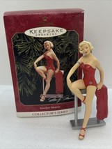 1999 MARILYN MONROE NEW Hallmark Red Bathing Suit Ornament Blonde 3rd In... - $9.49