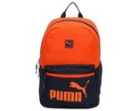 NEW with Tags Puma 18.5&quot; Blue/Orange Sidelines School Backpack Book Bag - $19.99
