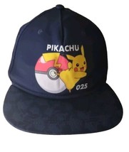 Pokemon Pikachu 25th Anniversary Youth Size Hat Preowned Blue - $7.92