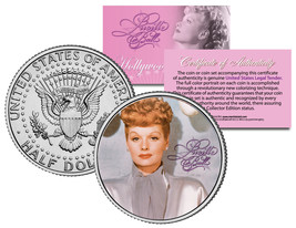 Lucille Ball &quot;I Love Lucy Color Portrait&quot; Kennedy Half Dollar US Coin *L... - £6.71 GBP