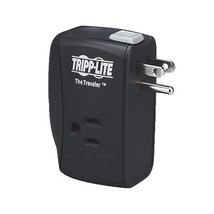 Tripp Lite 2 Outlet Portable Surge Protector Power Strip, Direct Plug In, Tel/Mo - £27.93 GBP