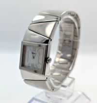 Seiko Women&#39;s Dress Watch Quartz Stainless 4N00-7110 Geometric Bracelet AS IS - $38.61