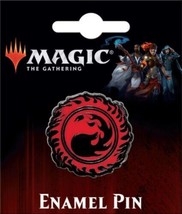 Magic the Gathering Card Game Red Mountain Mana Logo Metal Enamel Pin NEW UNUSED - £6.26 GBP