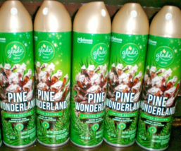 (5) Glade PINE WONDERLAND Spray Pine Juniper Mistletoe Scent Limited Edition - $24.52