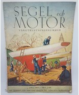 April 1935 Swedish Boating Magazine - SEGEL OCH MOTOR - &quot;Sail and Engine... - £34.77 GBP