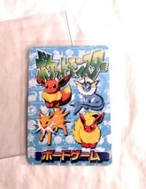 Rare Holo Eevee Jolteon Flareon Vaporeon Pokemon Prism Foil Sticker Japan Zapdos - £26.00 GBP