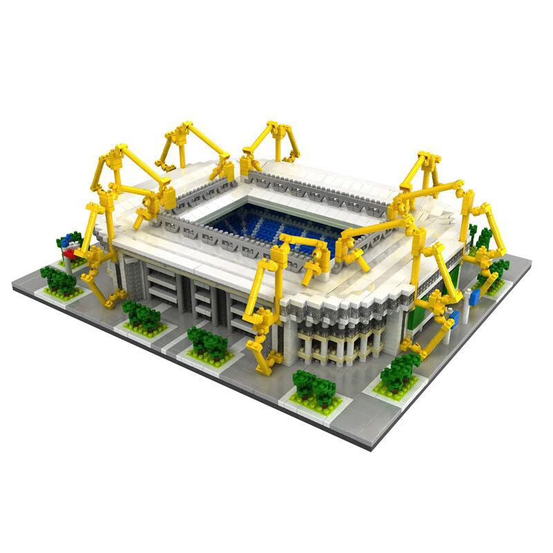 Barcelona Soccer Stadium Micro Blocks Building Sets -With Box Dortmund Stadium - $71.06