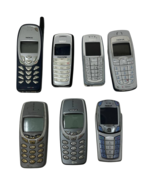 7 Lot Vintage Nokia 2125 3360 6820 3120 6010 Bar Collectible Wholesale G... - $243.72 CAD
