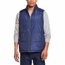 Weatherproof Vintage Flannel Lined Puffer Zip-Front Vest Blue Mens Sz XL... - $467.77 MXN