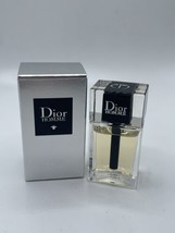 Dior Homme Eau de Toilette For Men Travel Size 10ml / .34oz 95% Full With Box - £17.01 GBP