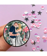 TAYLOR SWIFT and TRAVIS KELCE Engagement Enamel Pin ♡ Switfie Fan Art ✩ ... - $180.88 MXN