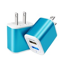 Usb Plug In Wall Charger, Charging Block, 2Pack 2.1A Fast Charge Dual Port Power - £12.63 GBP