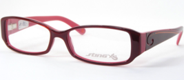 Sting De Rigo VSJ558 0N18 Red /PINK /ORANGE Eyeglasses Glasses Frame 48-14-130mm - £44.94 GBP