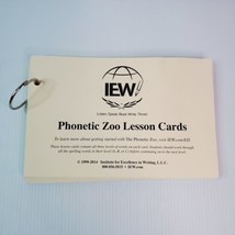 Phonetic Zoo IEW Lesson Flash Cards Ring Bound Flip - Levels A, B, C - £10.33 GBP