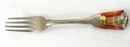 Antique  Sterling Silver JB  James Beebe London 1841 fork Shell Pattern - $123.75