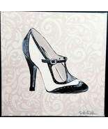 Trish Biddle Giclee On Gallery Wrap Canvas Retro Shoes 12&quot; x 12&quot; x 1 1/4&quot; - $502.01 MXN