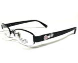 Coach Eyeglasses Frames RIHANNA 910AF BLACK 001 Stars Hearts Half Rim 51... - $65.09