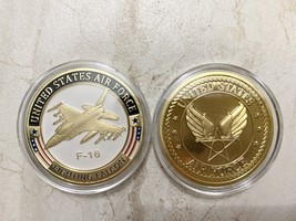 U S AIR FORCE F-16 FIGHTING FALCON Challenge Coin - $19.76